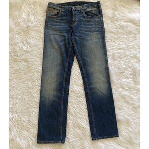Gucci Skinny Denim Jeans Indigo Blue Size 48